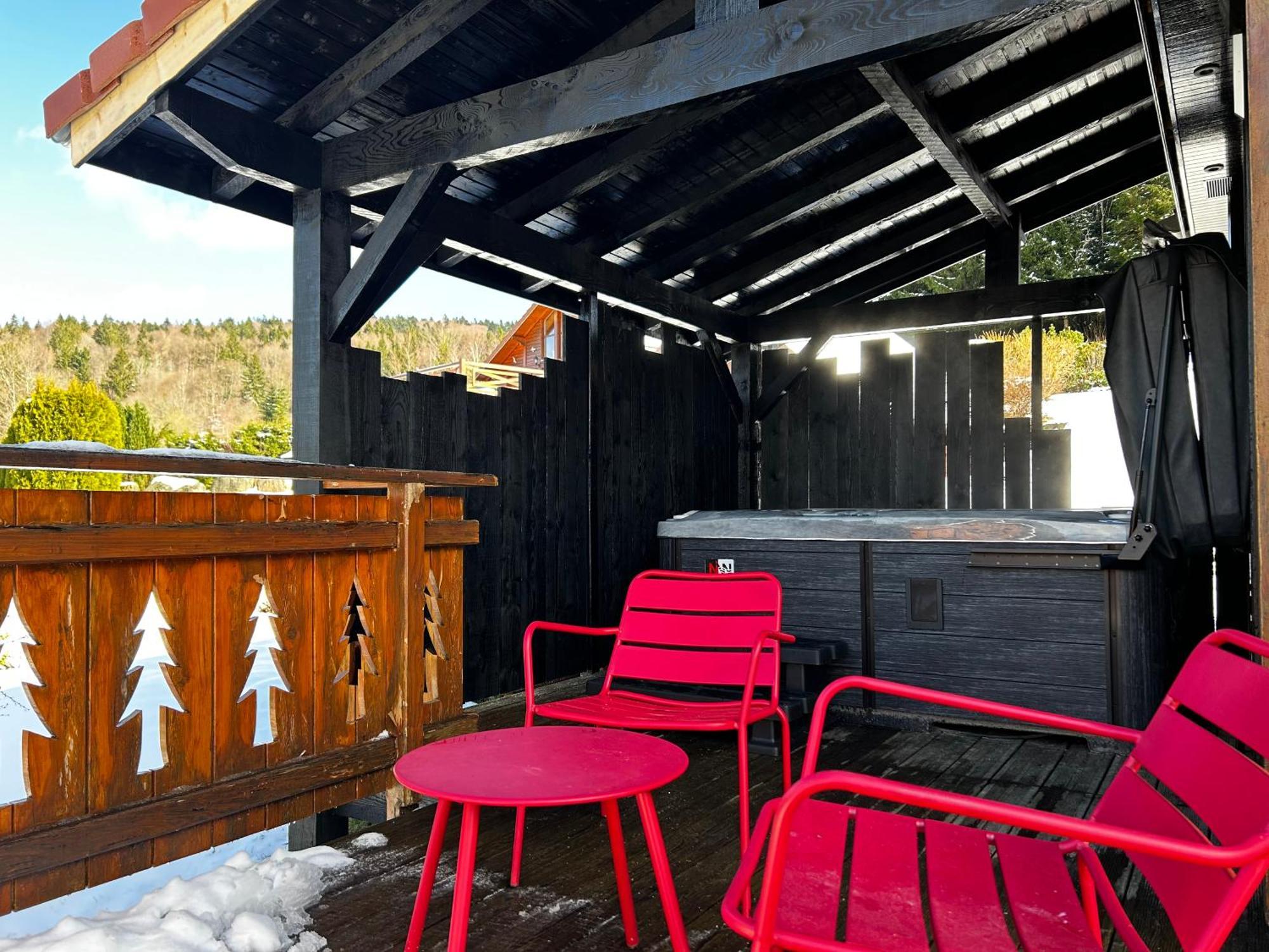 Chalet Avec Jacuzzi Prive, Vue Sur Les Vosges Belfahy 외부 사진